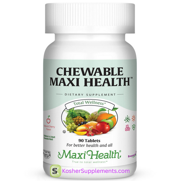 Chewable Maxi Health Kosher Multivitamin Tablets for Kids